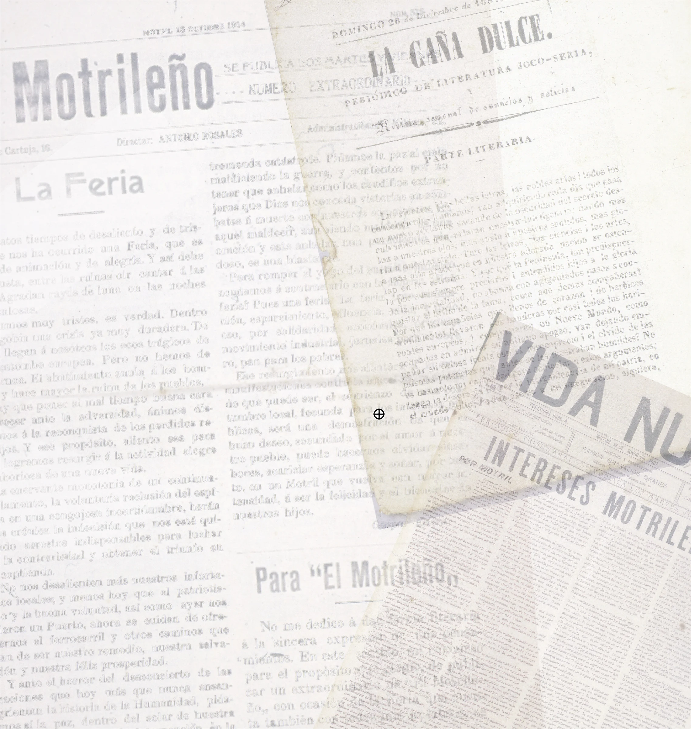 Composición de prensa histórica sobre Motril